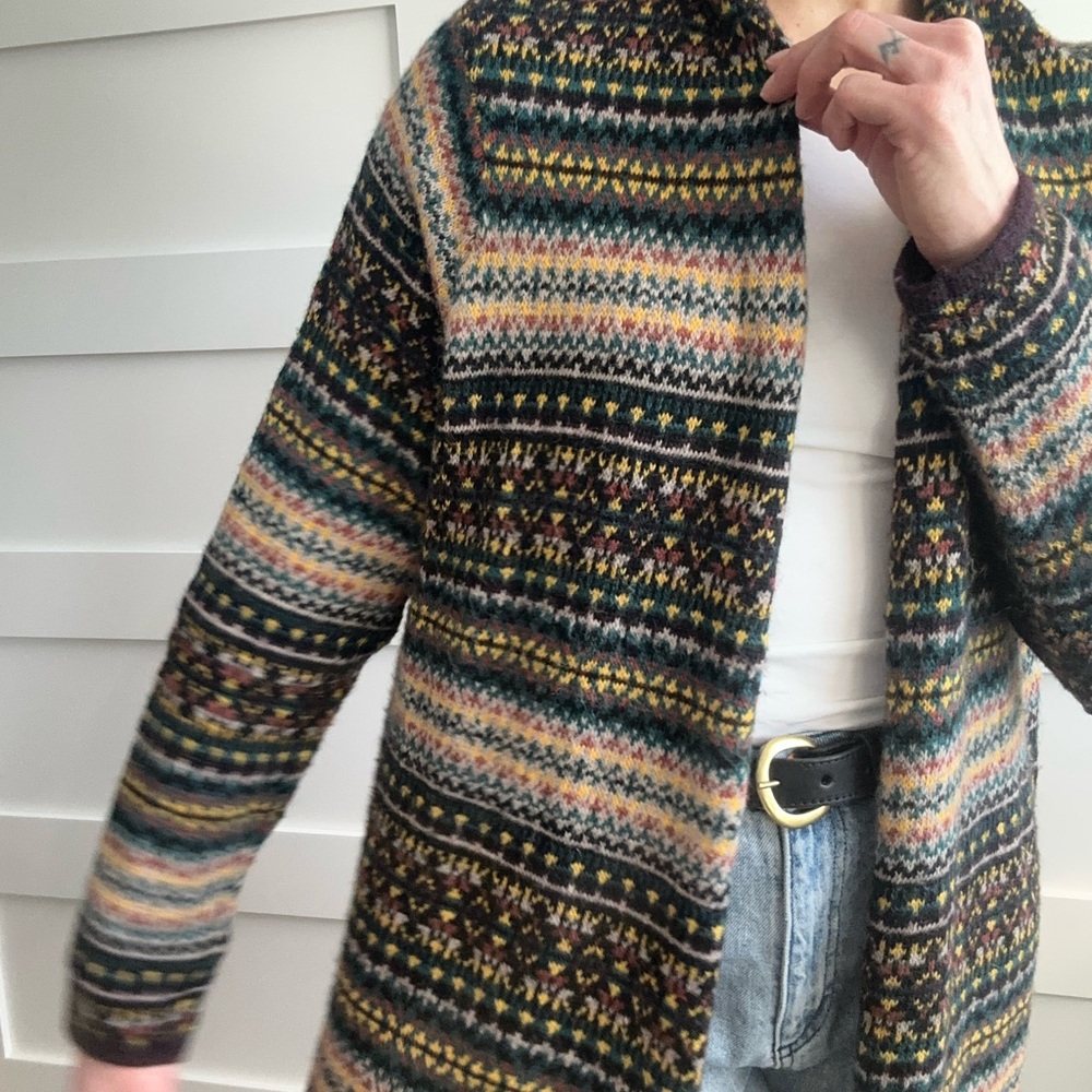 Ruff Hewn Multicolor Patterned Cardigan - Picture 4 of 8